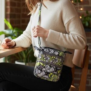 Vera Bradley Citron Mini Hipster Crossbody Bag